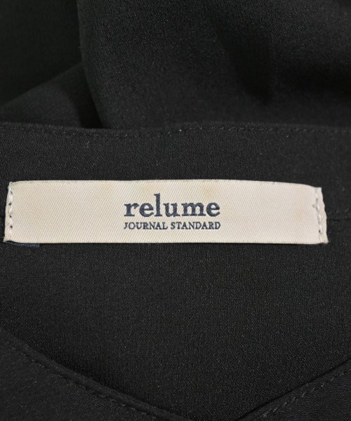 JOURNAL STANDARD relume（ジャーナルスタンダードレリューム）シャツワンピース 黒 サイズ:F レディース/2200638722031