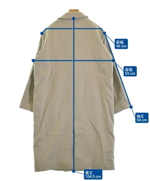 JOURNAL STANDARD relume（ジャーナルスタンダードレリューム）チェスターコート グレー サイズ:38(M位) レディース/2200647623053