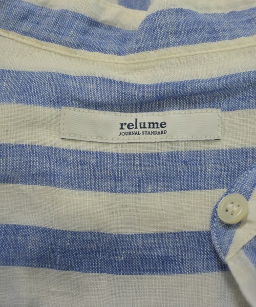 JOURNAL STANDARD relume（ジャーナルスタンダードレリューム）カジュアルシャツ 青 サイズ:F レディース/2200633354459
