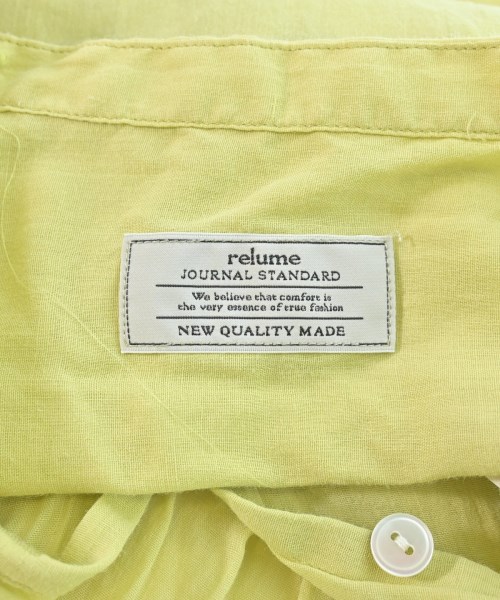 JOURNAL STANDARD relume（ジャーナルスタンダードレリューム）ワンピース 黄 サイズ:F レディース/2200623099155
