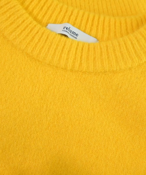 JOURNAL STANDARD relume（ジャーナルスタンダードレリューム）ニット・セーター 黄 サイズ:F レディース/2200635067012