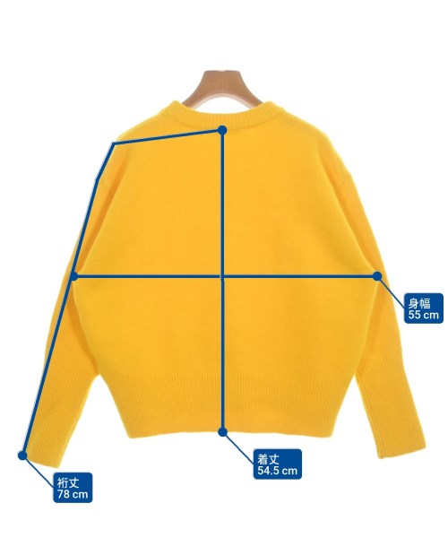 JOURNAL STANDARD relume（ジャーナルスタンダードレリューム）ニット・セーター 黄 サイズ:F レディース/2200635067012