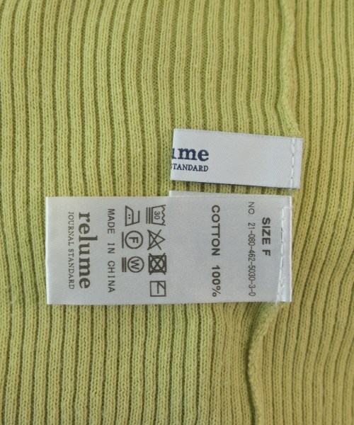 JOURNAL STANDARD relume（ジャーナルスタンダードレリューム）ニット・セーター 緑 サイズ:F レディース/2200650942127