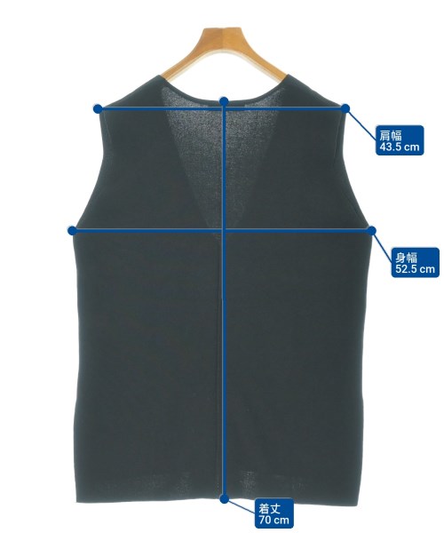 JOURNAL STANDARD relume（ジャーナルスタンダードレリューム）ベスト 黒 サイズ:F レディース/2200624360049