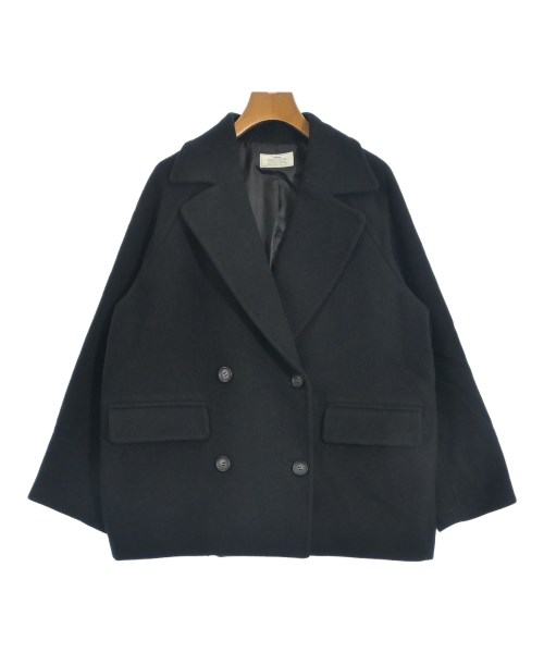 JOURNAL STANDARD relume(ジャーナルスタンダードレリューム)ピーコート 黒 サイズ:36(S位)/2200646227023