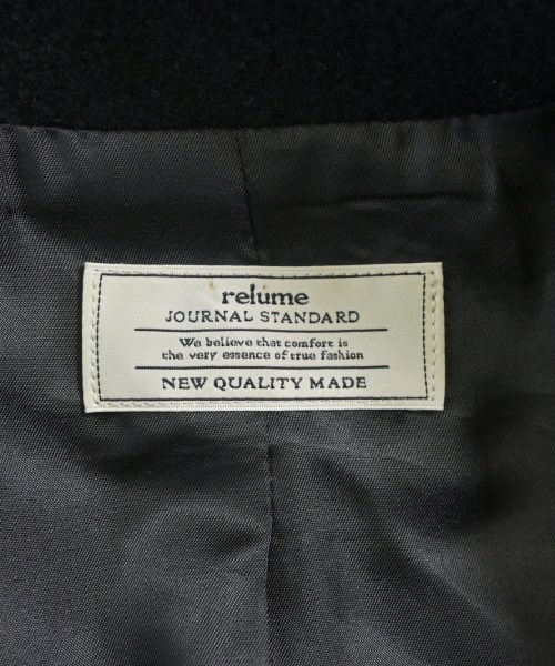 JOURNAL STANDARD relume（ジャーナルスタンダードレリューム）ピーコート 黒 サイズ:36(S位) レディース/2200646227023