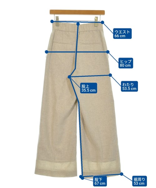 JOURNAL STANDARD relume（ジャーナルスタンダードレリューム）スラックス ベージュ サイズ:36(S位) レディース/2200642859099