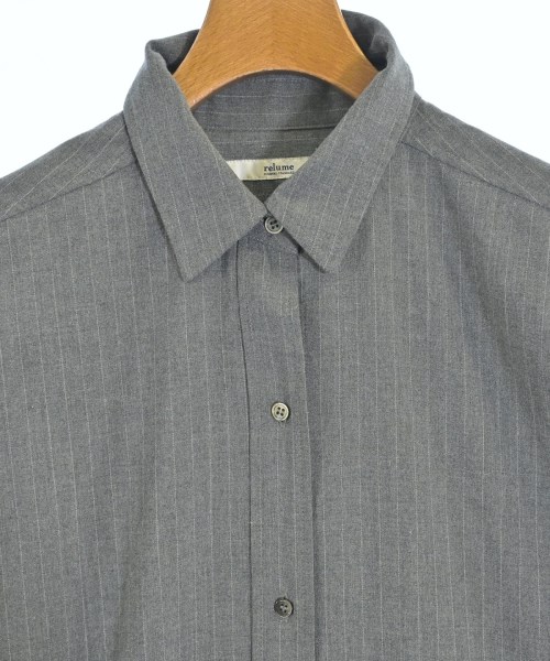 JOURNAL STANDARD relume（ジャーナルスタンダードレリューム）シャツワンピース グレー サイズ:F レディース/2200643040014