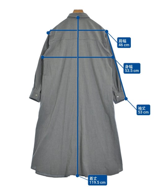 JOURNAL STANDARD relume（ジャーナルスタンダードレリューム）シャツワンピース グレー サイズ:F レディース/2200643040014