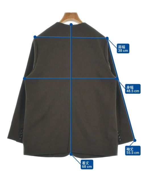 JOURNAL STANDARD relume（ジャーナルスタンダードレリューム）ジャケット 茶 サイズ:36(S位) レディース/2200643076211
