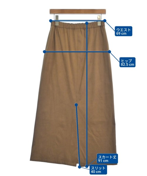 JOURNAL STANDARD relume（ジャーナルスタンダードレリューム）ロング・マキシ丈スカート 茶 サイズ:38(M位) レディース/2200647739044