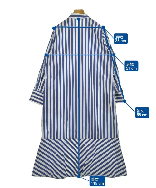 JOURNAL STANDARD relume（ジャーナルスタンダードレリューム）シャツワンピース 青 サイズ:F レディース/2200650447110