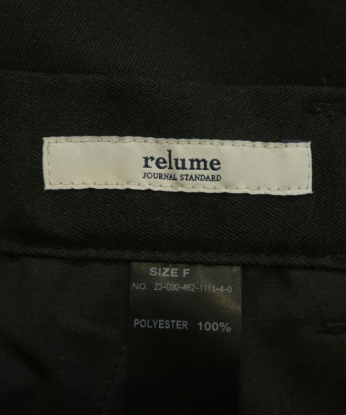 JOURNAL STANDARD relume（ジャーナルスタンダードレリューム）ショートパンツ 黒 サイズ:F レディース/2200653087092