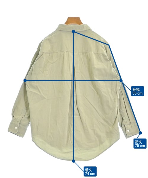 JOURNAL STANDARD relume（ジャーナルスタンダードレリューム）カジュアルシャツ 緑 サイズ:F レディース/2200644871068