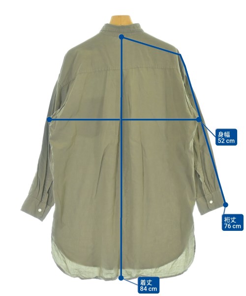 JOURNAL STANDARD relume（ジャーナルスタンダードレリューム）カジュアルシャツ カーキ サイズ:F レディース/2200645173093