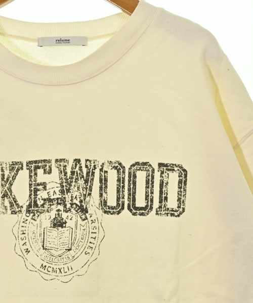 JOURNAL STANDARD relume（ジャーナルスタンダードレリューム）スウェット 白 サイズ:F レディース/2200641624131