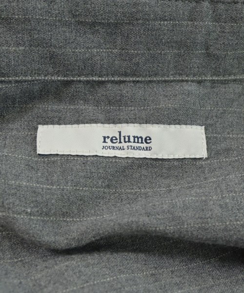 JOURNAL STANDARD relume（ジャーナルスタンダードレリューム）シャツワンピース グレー サイズ:F レディース/2200650054028