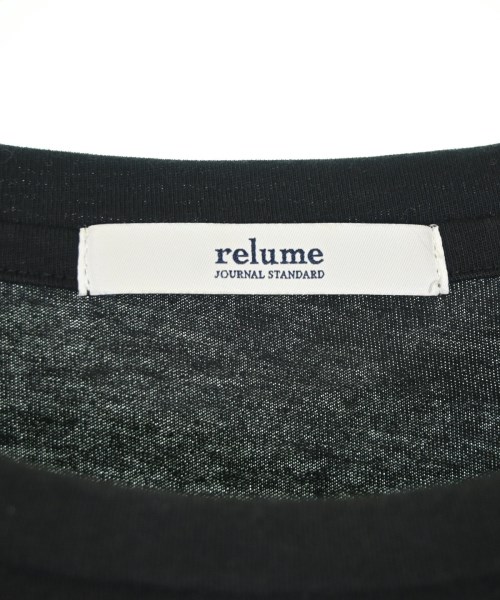 JOURNAL STANDARD relume（ジャーナルスタンダードレリューム）Tシャツ・カットソー 黒 サイズ:F レディース/2200695549077