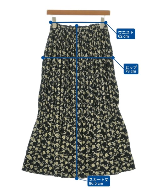 JOURNAL STANDARD relume（ジャーナルスタンダードレリューム）ロング・マキシ丈スカート 黒 サイズ:F レディース/2200697690173