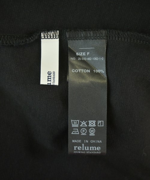 JOURNAL STANDARD relume（ジャーナルスタンダードレリューム）ブラウス 黒 サイズ:F レディース/2200702556012
