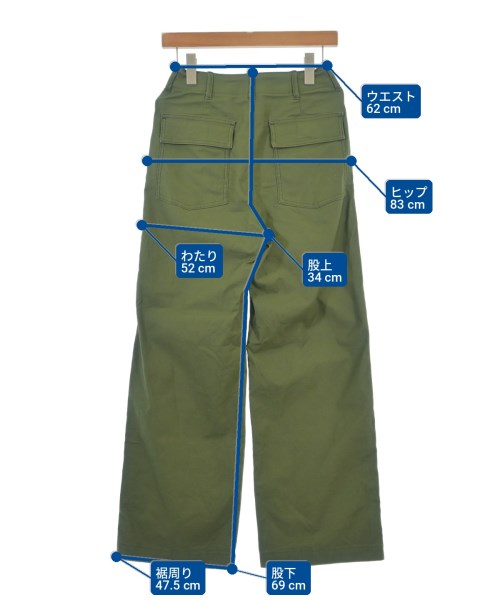 JOURNAL STANDARD relume（ジャーナルスタンダードレリューム）カーゴパンツ カーキ サイズ:36(S位) レディース/2200701219048