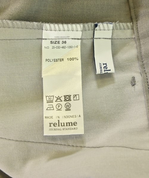 JOURNAL STANDARD relume（ジャーナルスタンダードレリューム）スラックス グレー サイズ:36(S位) レディース/2200704166011