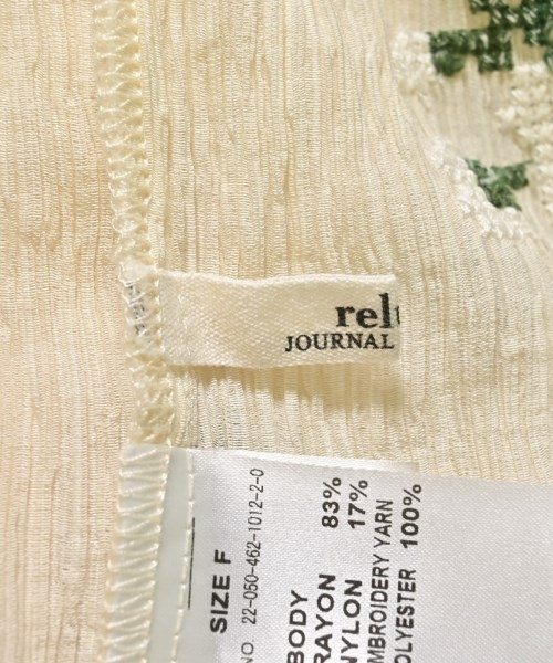 JOURNAL STANDARD relume（ジャーナルスタンダードレリューム）カジュアルシャツ 黄 サイズ:F レディース/2200701015060