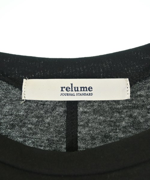 JOURNAL STANDARD relume（ジャーナルスタンダードレリューム）Tシャツ・カットソー 黒 サイズ:F レディース/2200703328243