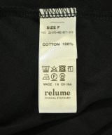 JOURNAL STANDARD relume（ジャーナルスタンダードレリューム）Tシャツ・カットソー 黒 サイズ:F レディース/2200703328243