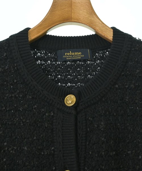 JOURNAL STANDARD relume（ジャーナルスタンダードレリューム）カーディガン 黒 サイズ:F レディース/2200702839054