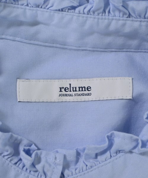 JOURNAL STANDARD relume（ジャーナルスタンダードレリューム）カジュアルシャツ 青 サイズ:F レディース/2200703888020