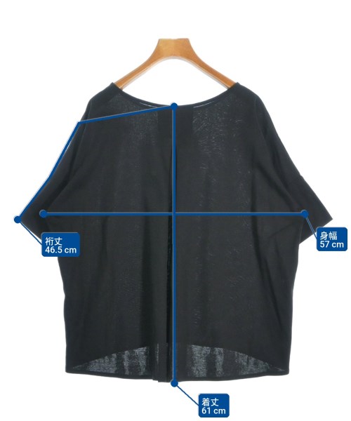 JOURNAL STANDARD relume（ジャーナルスタンダードレリューム）Tシャツ・カットソー 黒 サイズ:F レディース/2200705087063