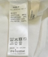 JOURNAL STANDARD relume（ジャーナルスタンダードレリューム）Tシャツ・カットソー 白 サイズ:F レディース/2200699760126
