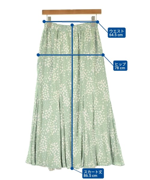 JOURNAL STANDARD relume（ジャーナルスタンダードレリューム）ロング・マキシ丈スカート 緑 サイズ:F レディース/2200701030124
