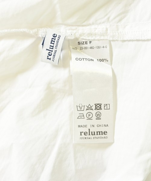 JOURNAL STANDARD relume（ジャーナルスタンダードレリューム）ブラウス 白 サイズ:F レディース/2200704518117