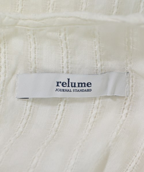 JOURNAL STANDARD relume（ジャーナルスタンダードレリューム）ブラウス 白 サイズ:F レディース/2200704269071