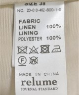 JOURNAL STANDARD relume（ジャーナルスタンダードレリューム）ノーカラージャケット ベージュ サイズ:38(M位) レディース/2200704537057