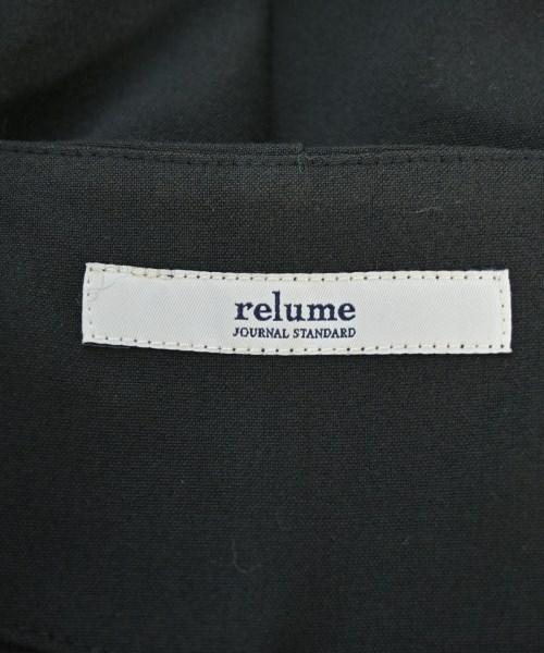 JOURNAL STANDARD relume（ジャーナルスタンダードレリューム）シャツワンピース 黒 サイズ:F レディース/2200706050011