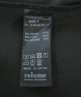 JOURNAL STANDARD relume（ジャーナルスタンダードレリューム）シャツワンピース 黒 サイズ:F レディース/2200706050011