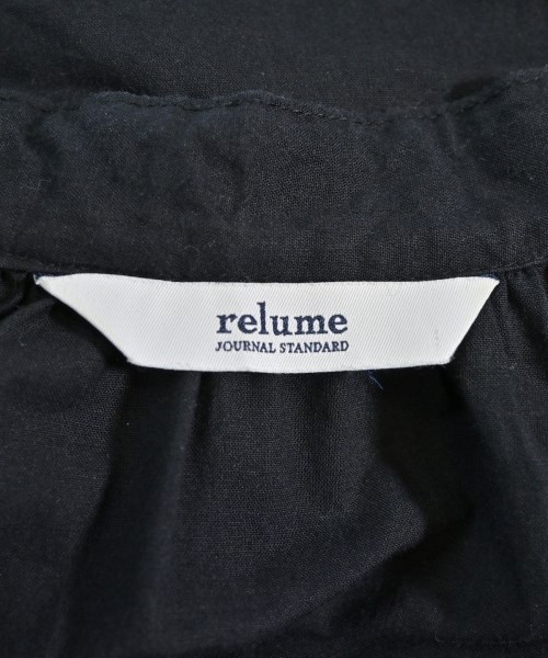 JOURNAL STANDARD relume（ジャーナルスタンダードレリューム）シャツワンピース 黒 サイズ:F レディース/2200706050042