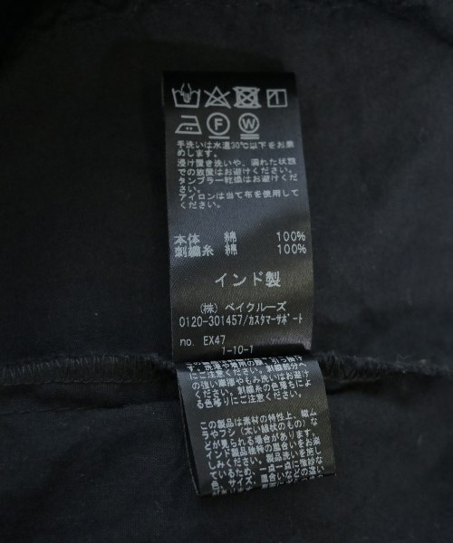 JOURNAL STANDARD relume（ジャーナルスタンダードレリューム）シャツワンピース 黒 サイズ:F レディース/2200706050042