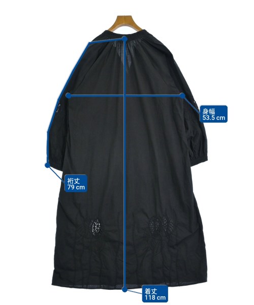 JOURNAL STANDARD relume（ジャーナルスタンダードレリューム）シャツワンピース 黒 サイズ:F レディース/2200706050042