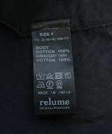 JOURNAL STANDARD relume（ジャーナルスタンダードレリューム）シャツワンピース 黒 サイズ:F レディース/2200706050042