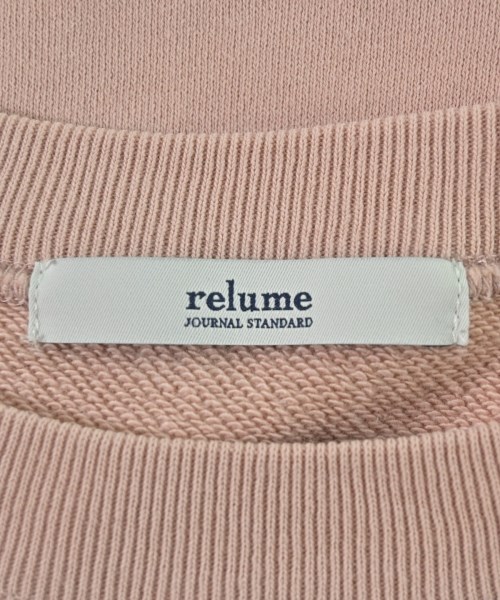 JOURNAL STANDARD relume（ジャーナルスタンダードレリューム）スウェット ピンク サイズ:F レディース/2200704791039
