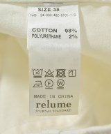 JOURNAL STANDARD relume（ジャーナルスタンダードレリューム）チノパン 白 サイズ:38(M位) レディース/2200705438087