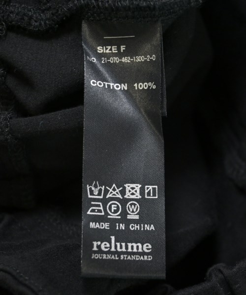 JOURNAL STANDARD relume（ジャーナルスタンダードレリューム）オールインワン/サロペット 黒 サイズ:F レディース/2200707586021