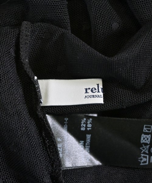 JOURNAL STANDARD relume（ジャーナルスタンダードレリューム）Tシャツ・カットソー 黒 サイズ:F レディース/2200707599038