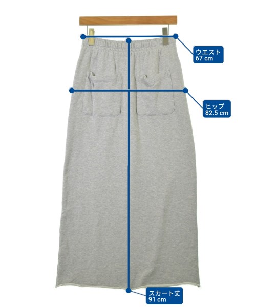 JOURNAL STANDARD relume（ジャーナルスタンダードレリューム）ロング・マキシ丈スカート グレー サイズ:F レディース/2200705721035