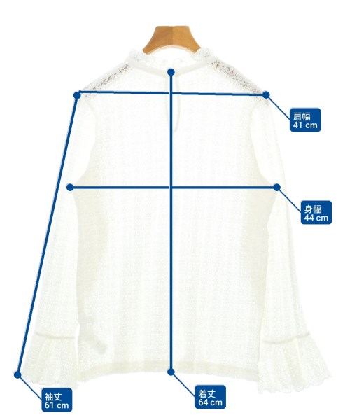 JOURNAL STANDARD relume（ジャーナルスタンダードレリューム）Tシャツ・カットソー 白 サイズ:F レディース/2200708524022