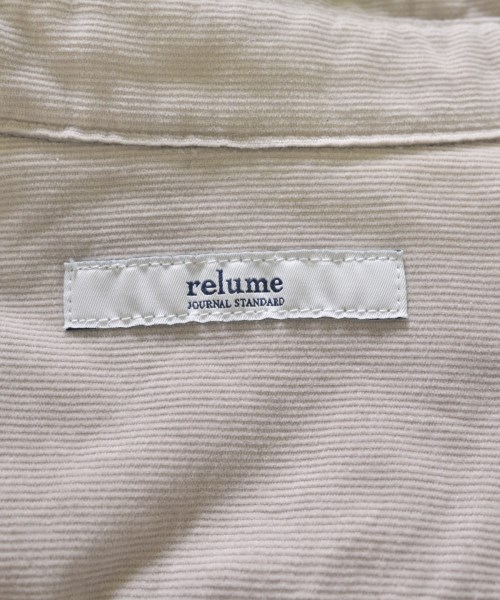 JOURNAL STANDARD relume（ジャーナルスタンダードレリューム）シャツワンピース ベージュ サイズ:36(S位) レディース/2200700249060